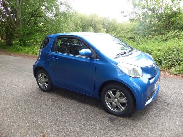 Toyota iQ 1.0 VVT-i 2 3dr Hatchback Petrol Blue